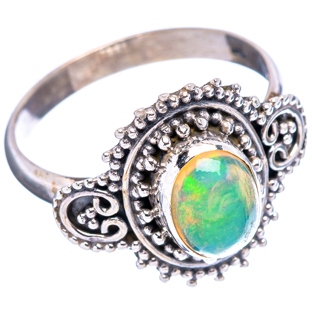 Rare Ethiopian Opal Ring Size 7 (.925 Sterling Silver)