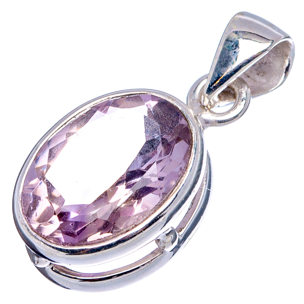 Faceted Ametrine Dainty Pendant 1" (.925 Sterling Silver)