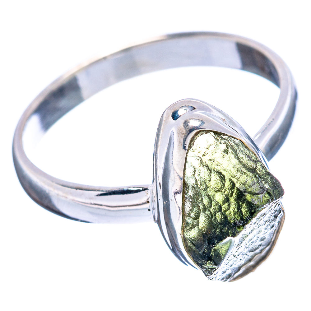 Rare Czech Moldavite Ring Size 9.25 (.925 Sterling Silver)