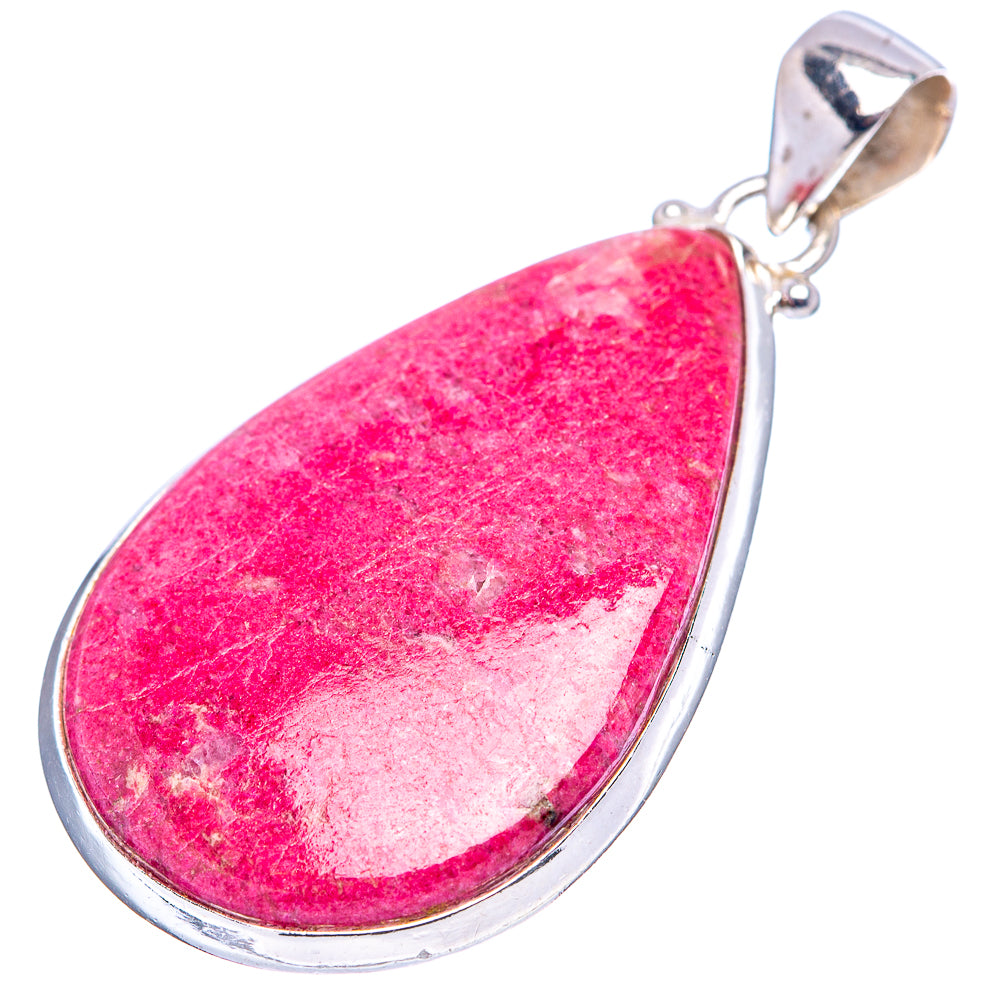 Thulite Pendant 1 3/4" (.925 Sterling Silver)