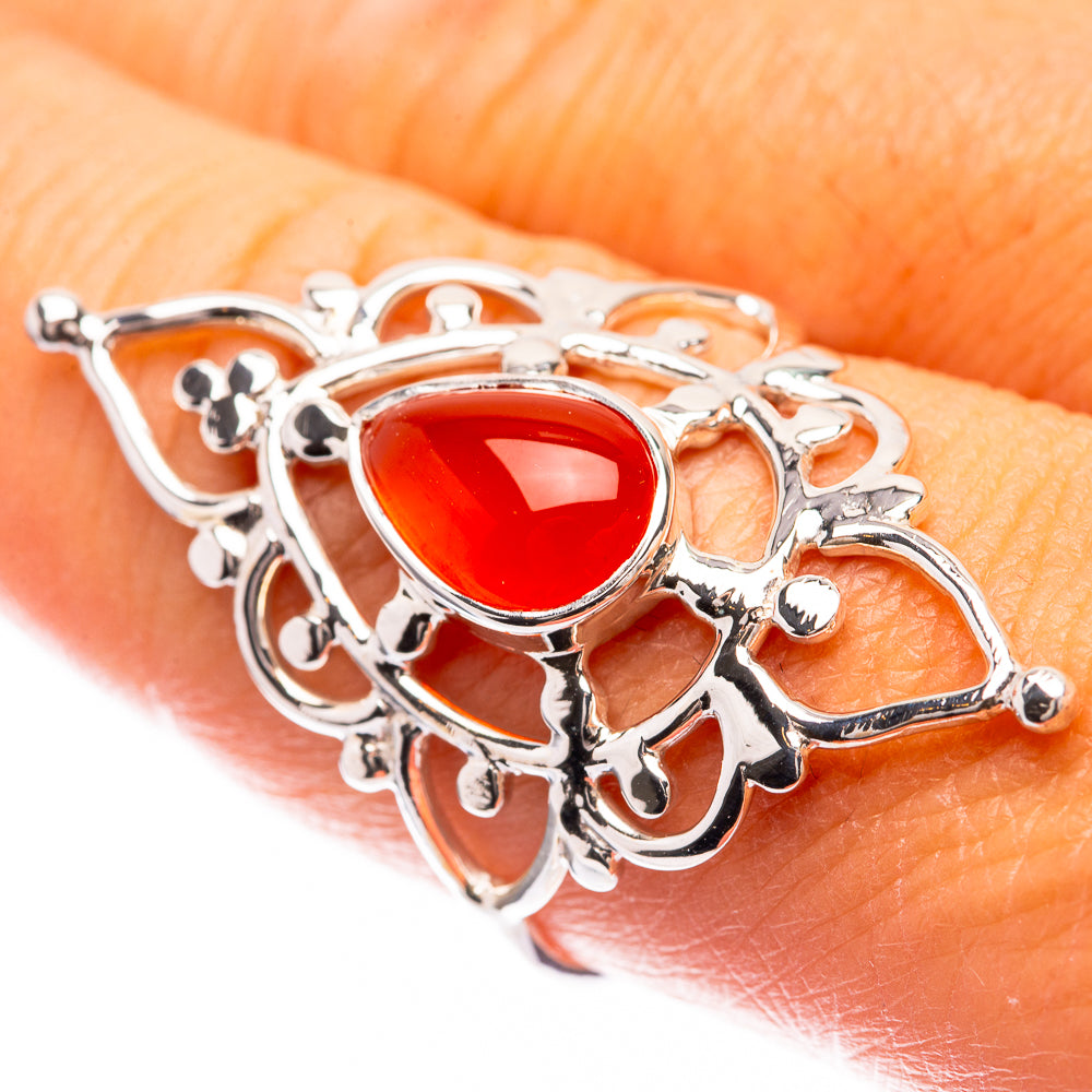 Premium Carnelian Ring Size 9 (925 Sterling Silver) R141741