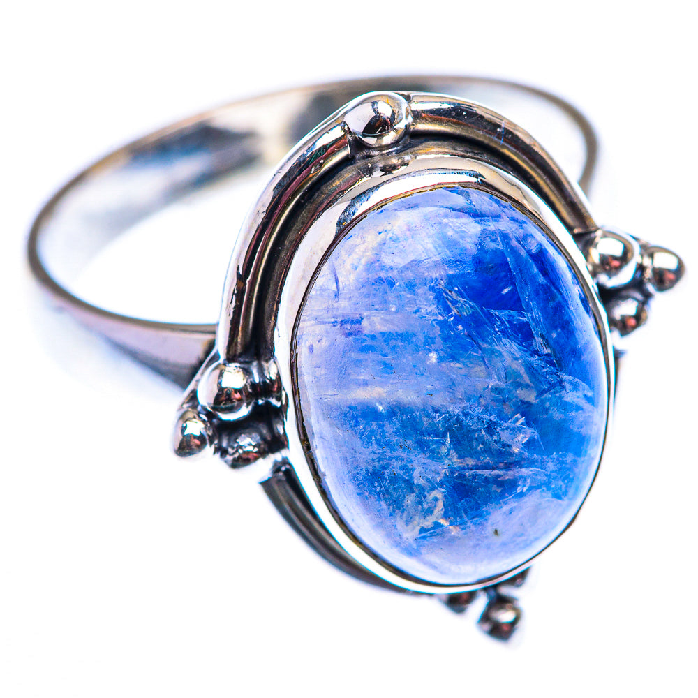 Rainbow Moonstone Ring Size 7.75 (925 Sterling Silver) RING140111