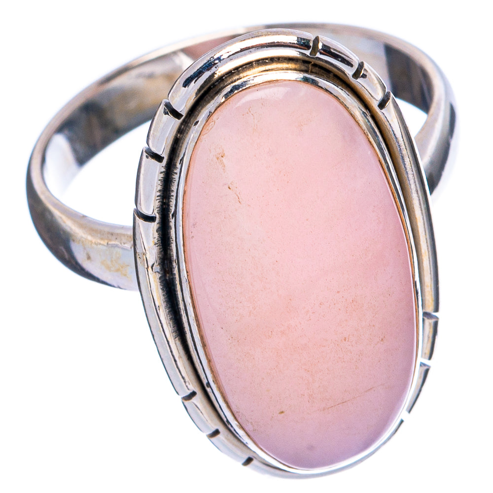 Pink Opal Ring Size 7.75 (925 Sterling Silver) R4985