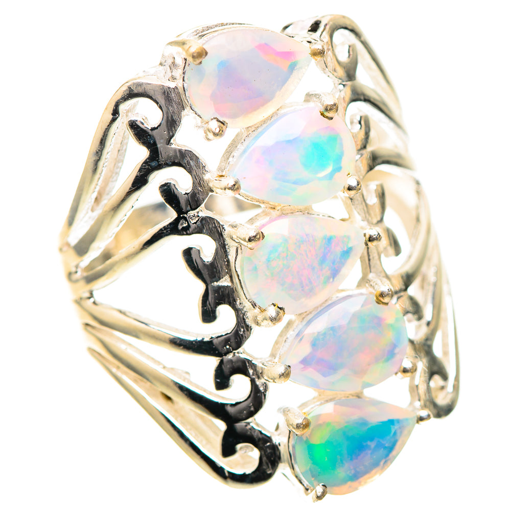 Rainbow Moonstone 925 Sterling Silver Ring Size 7.5 (925 Sterling Silver) RING139328