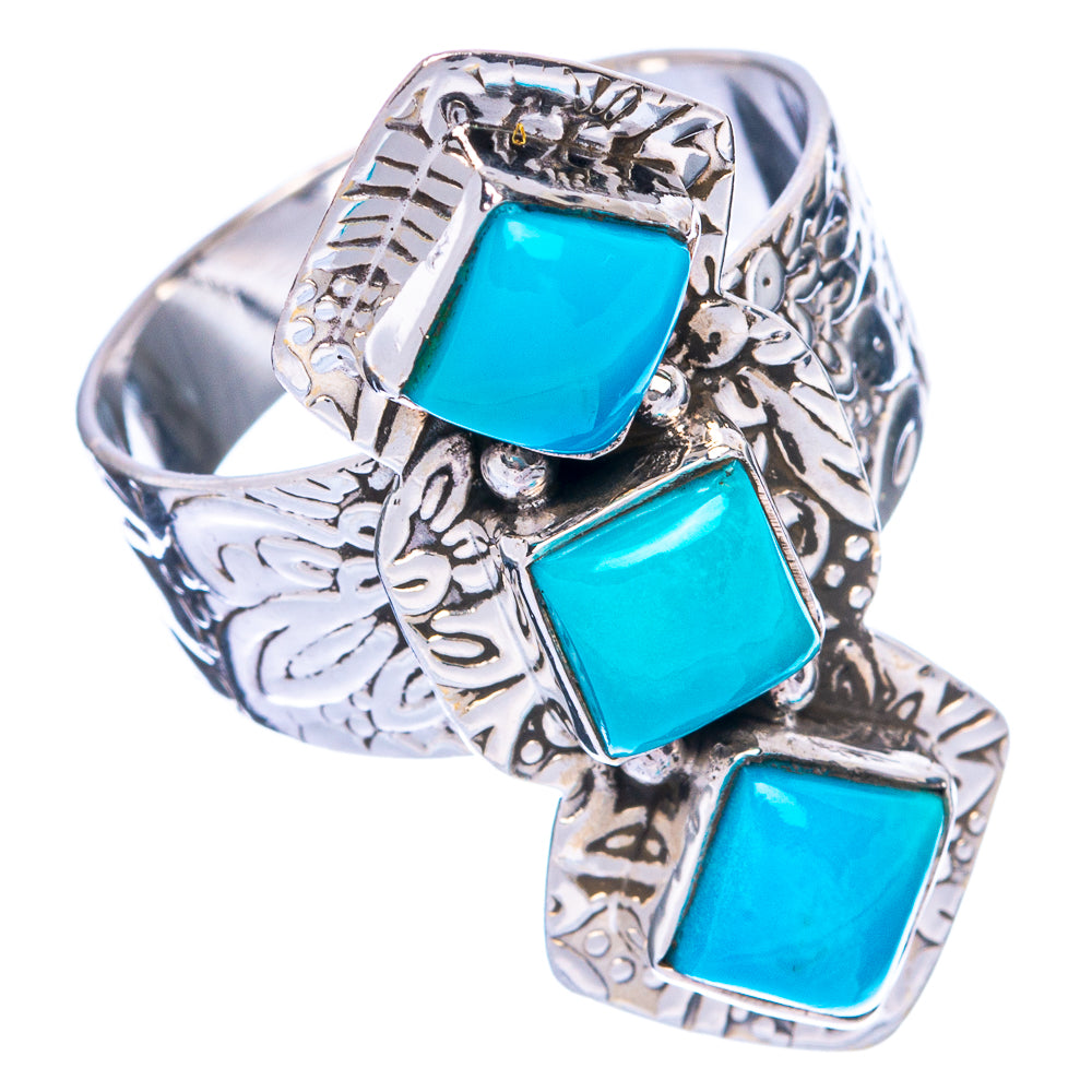 Sleeping Beauty Turquoise Ring Size 9 (925 Sterling Silver) R144388
