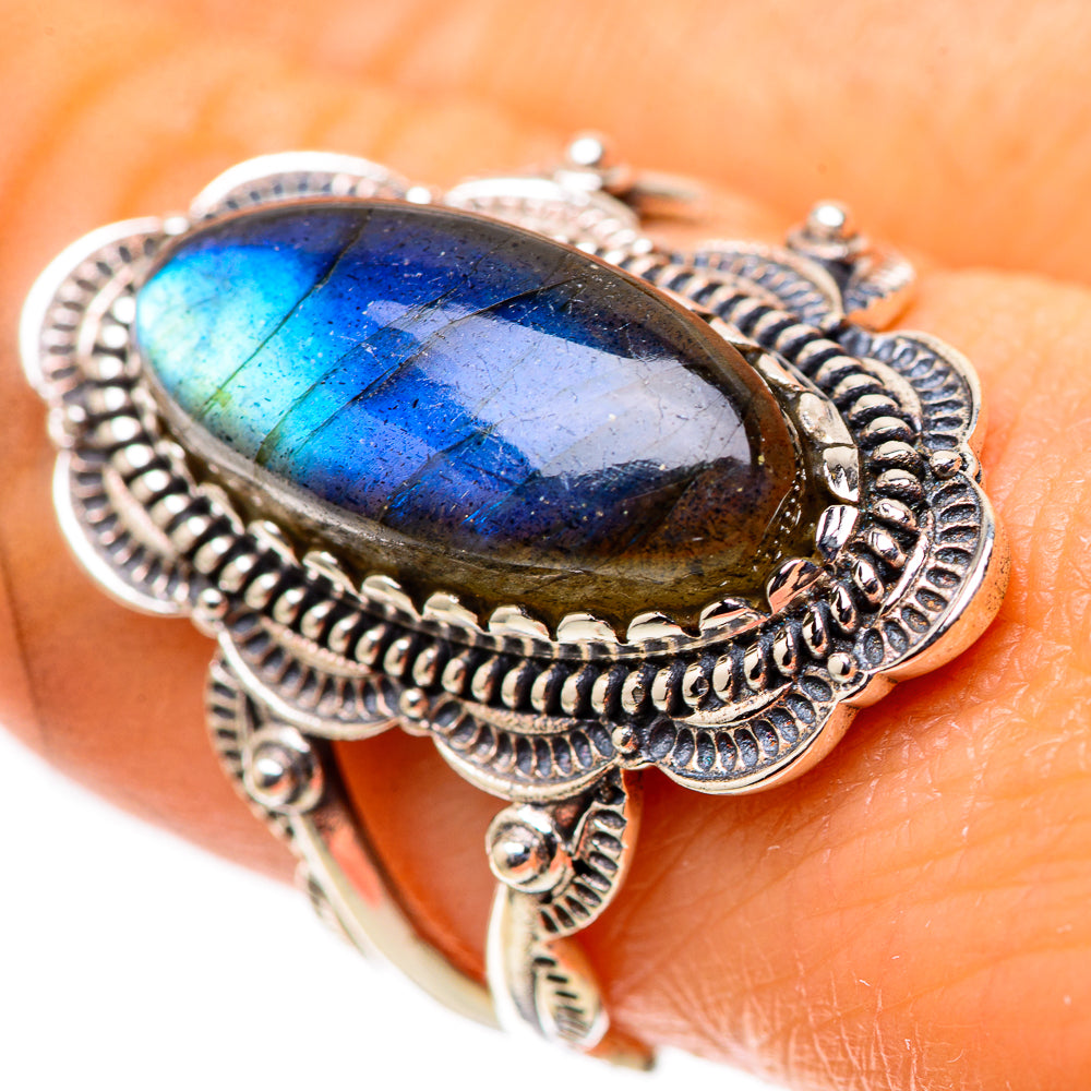Labradorite 925 Sterling Silver Ring Size 9 (925 Sterling Silver) RING139554