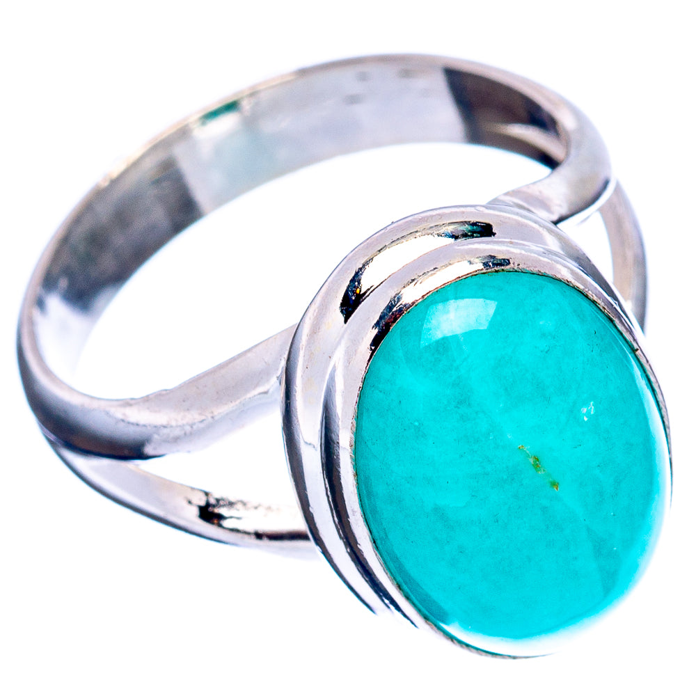 Amazonite Ring Size 6.5 (.925 Sterling Silver)