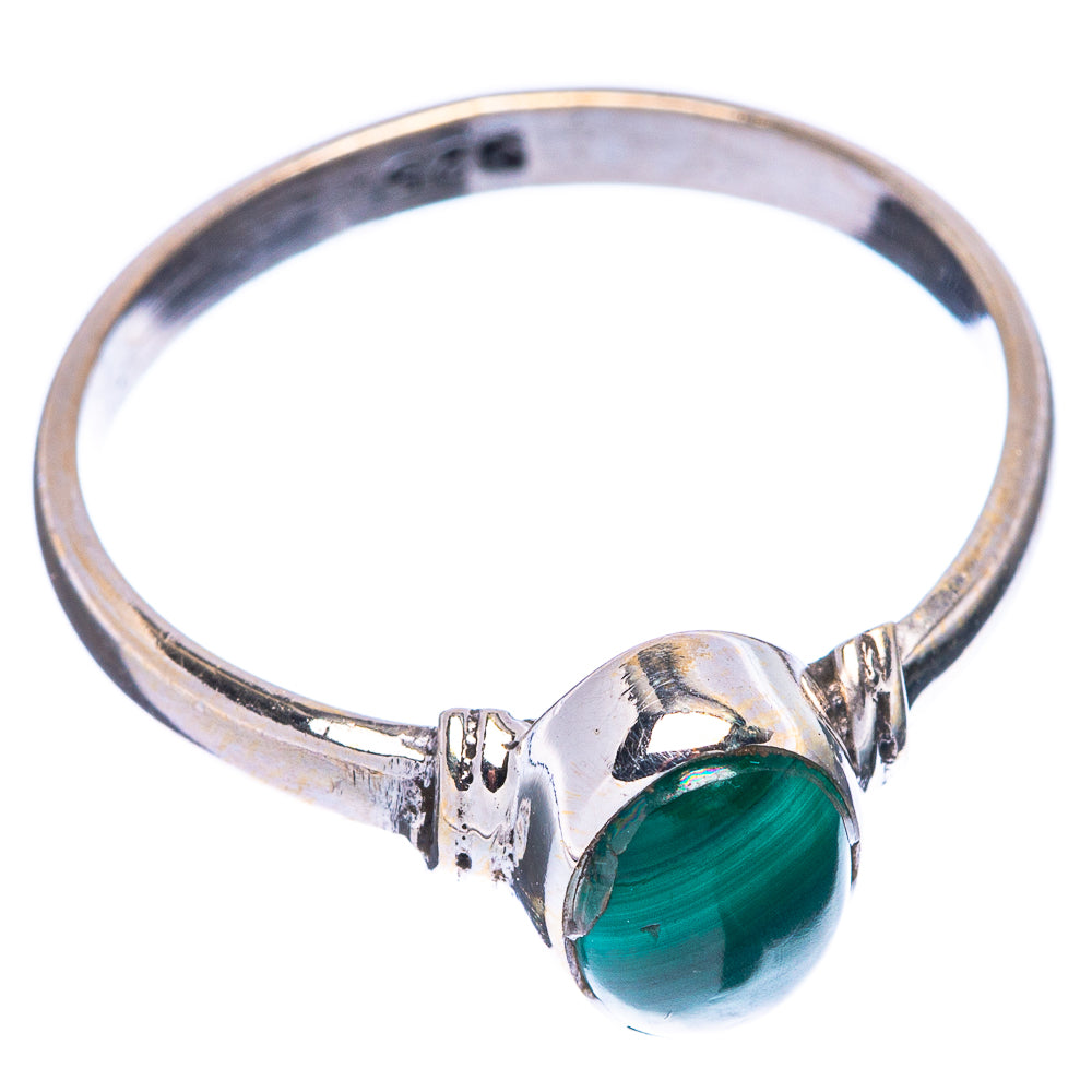 Malachite 925 Sterling Silver Ring Size 8 (925 Sterling Silver) R5303