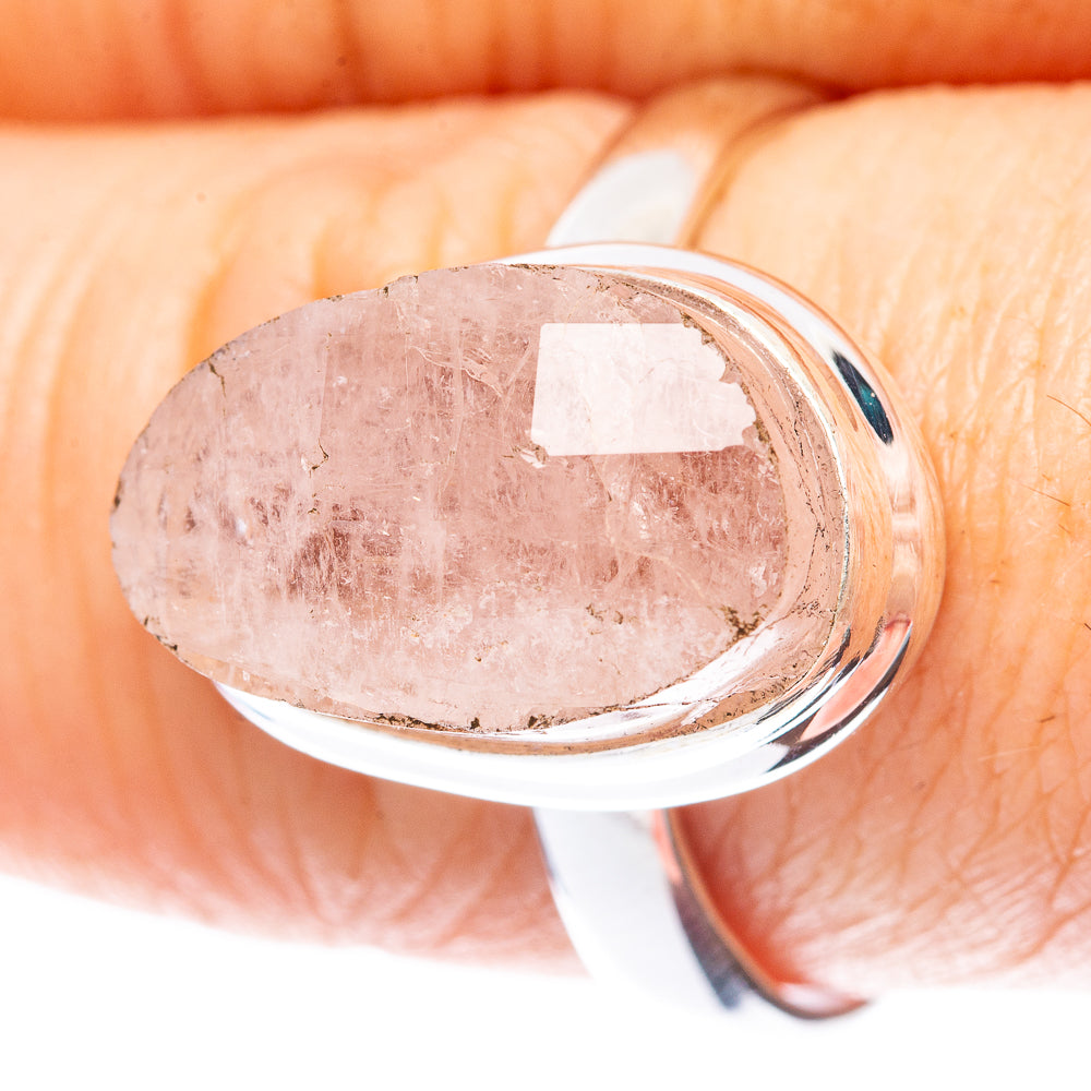 Rare Morganite Ring Size 8.75 (925 Sterling Silver) R2134