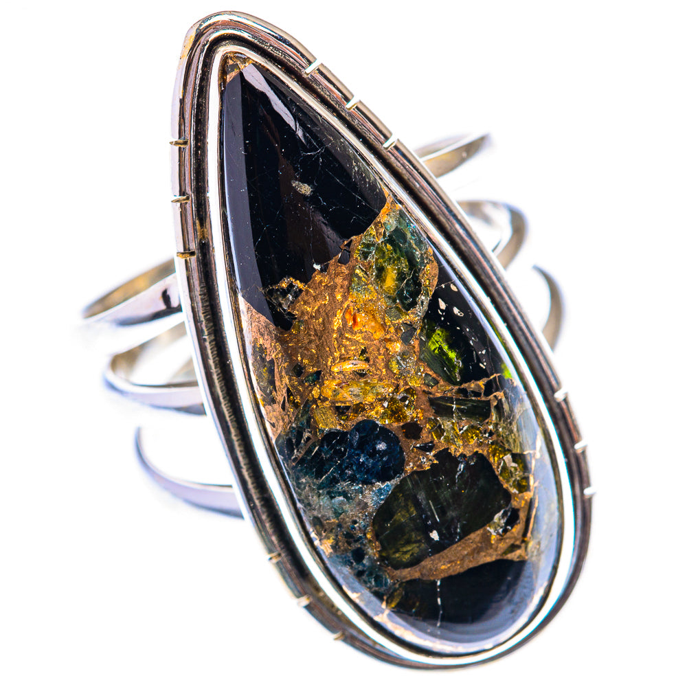 Large Mohave Black Onyx Ring Size 10.75 (925 Sterling Silver) RING139990