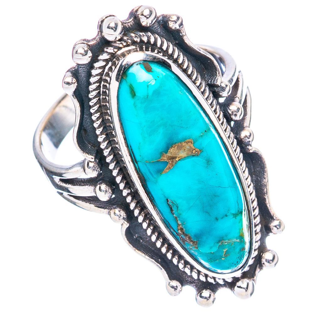 Rare Arizona Turquoise Ring Size 5.75 (925 Sterling Silver) R4718