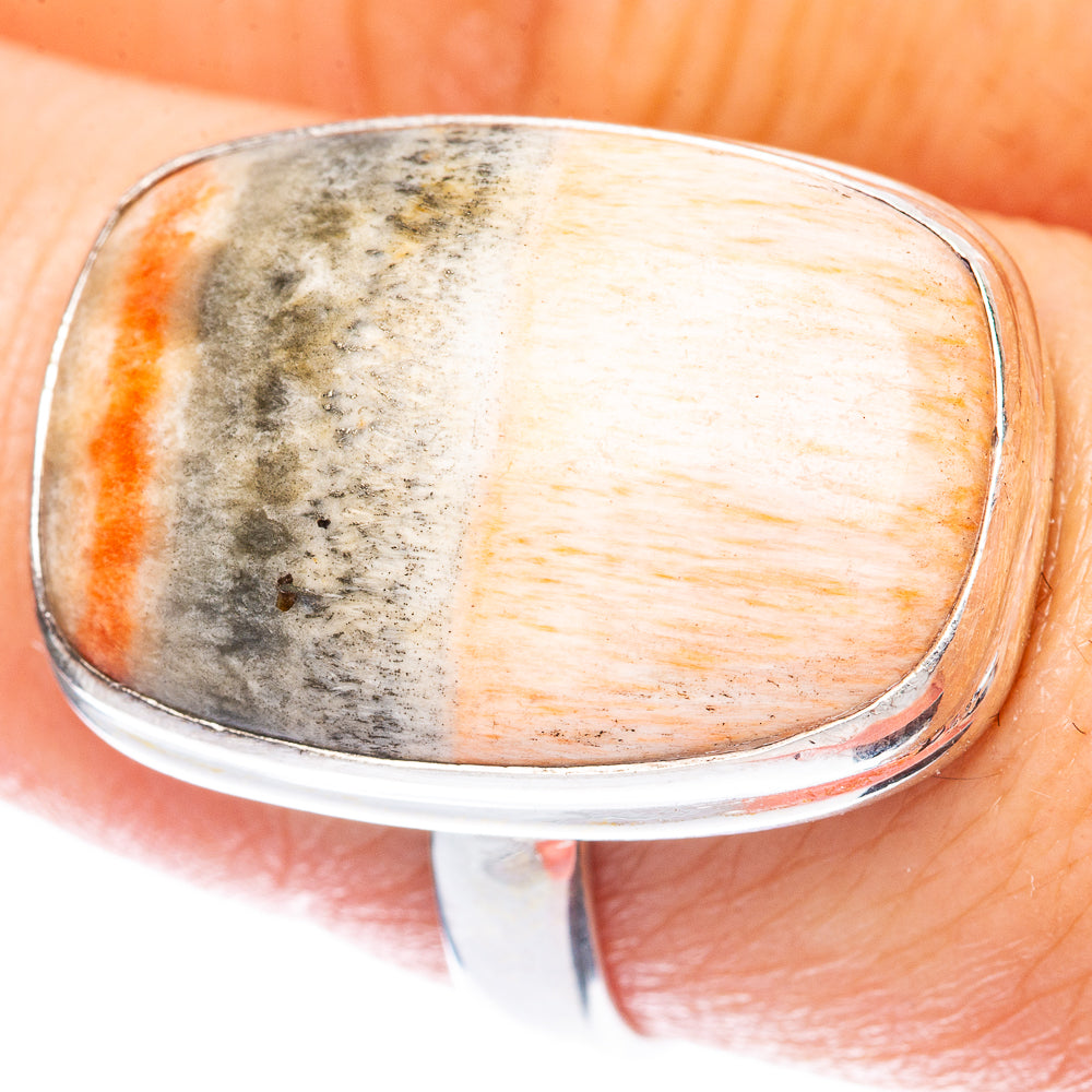Celestobarite Ring Size 8.5 (925 Sterling Silver) R1606