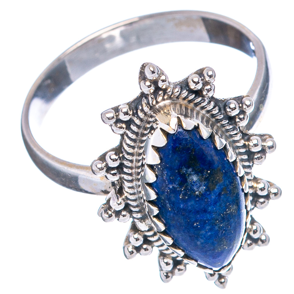 Lapis Lazuli Ring Size 8 (.925 Sterling Silver)