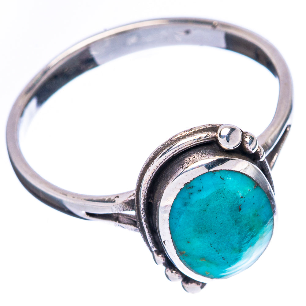 Rare Arizona Turquoise Ring Size 8.5 (925 Sterling Silver) R2387