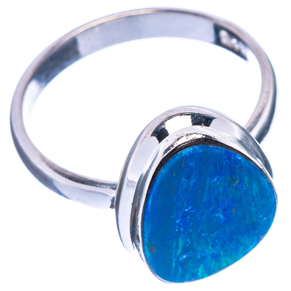 Rare Doublet Opal Ring Size 8 (925 Sterling Silver) R147188