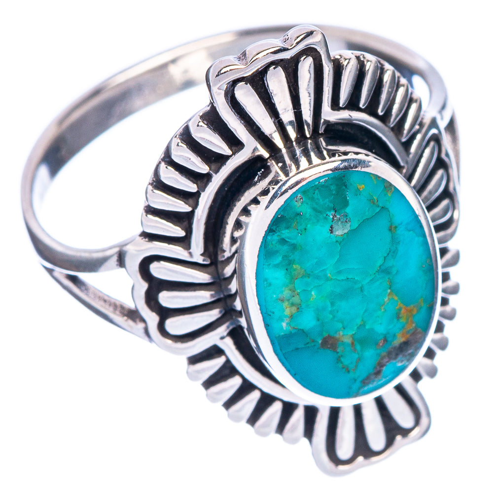 Rare Arizona Turquoise Ring Size 9.5 (925 Sterling Silver) R147079