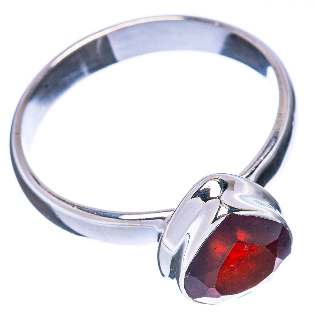 Value Garnet Ring Size 7.75 (925 Sterling Silver) R3071