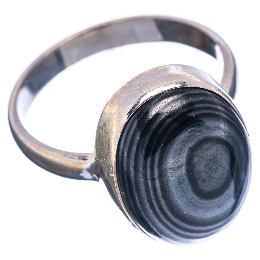 Psilomelane  Ring Size 7.75 (.925 Sterling Silver)