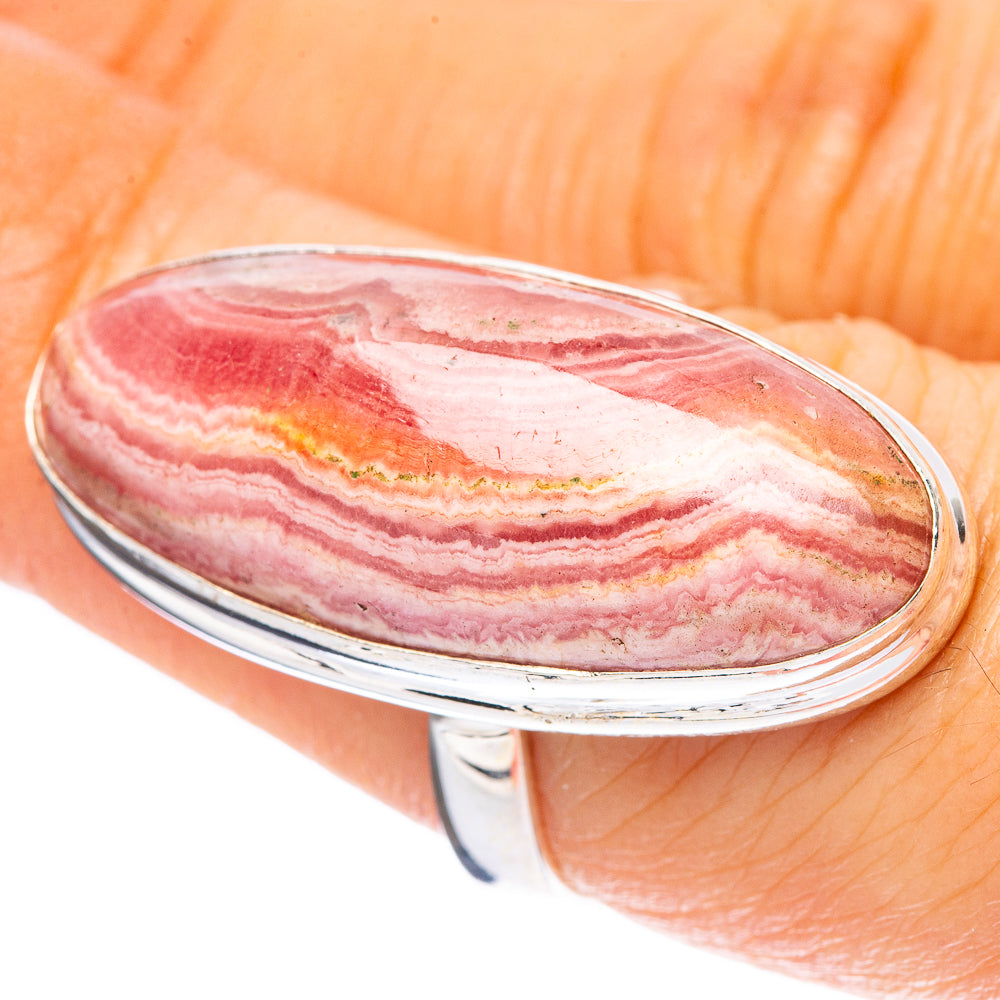 Rhodochrosite Ring Size 6.75 (925 Sterling Silver) R4224