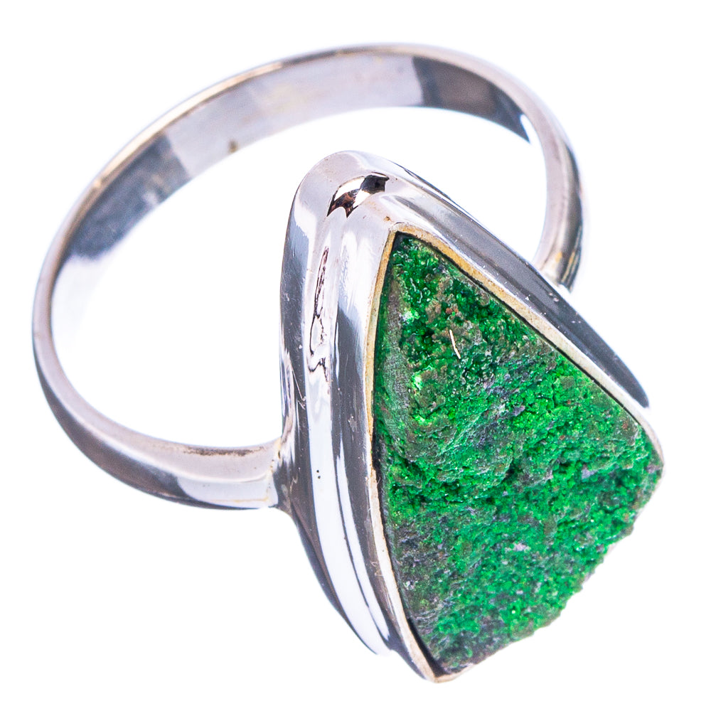 Rare Uvarovite Garnet Ring Size 9.5 (.925 Sterling Silver)