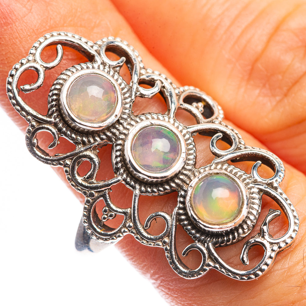 Ethiopian Opal Ring Size 8 (925 Sterling Silver) RING143423