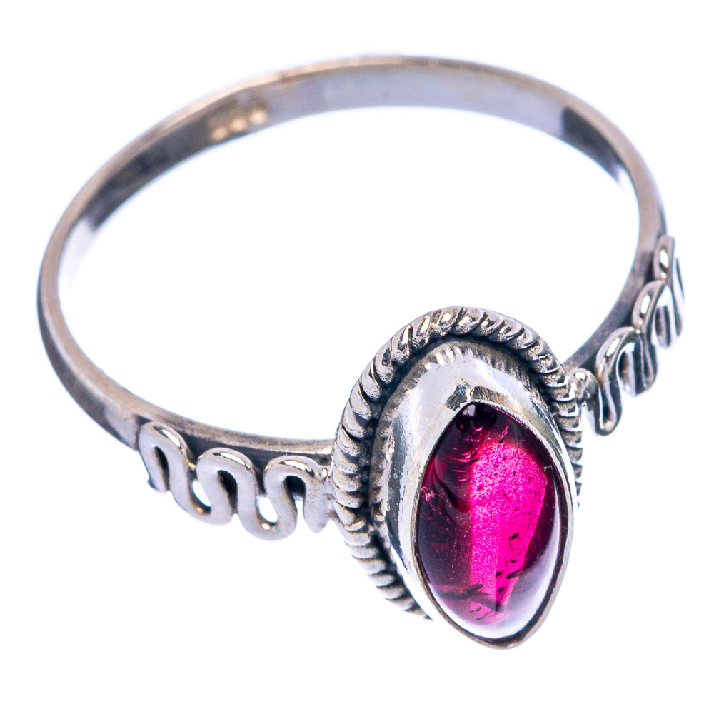 Garnet Dainty Ring Size 7 (925 Sterling Silver) R145440
