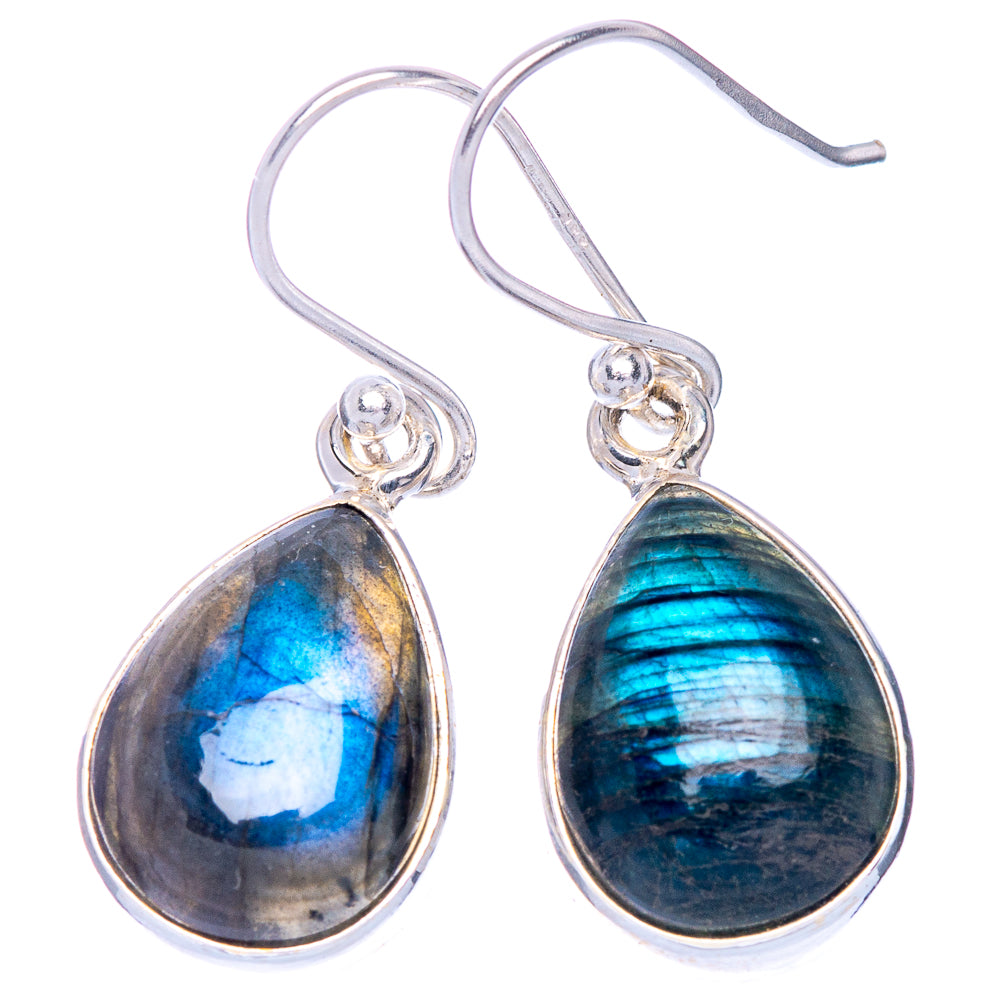 Labradorite Earrings 1 1/4" (925 Sterling Silver) E433496