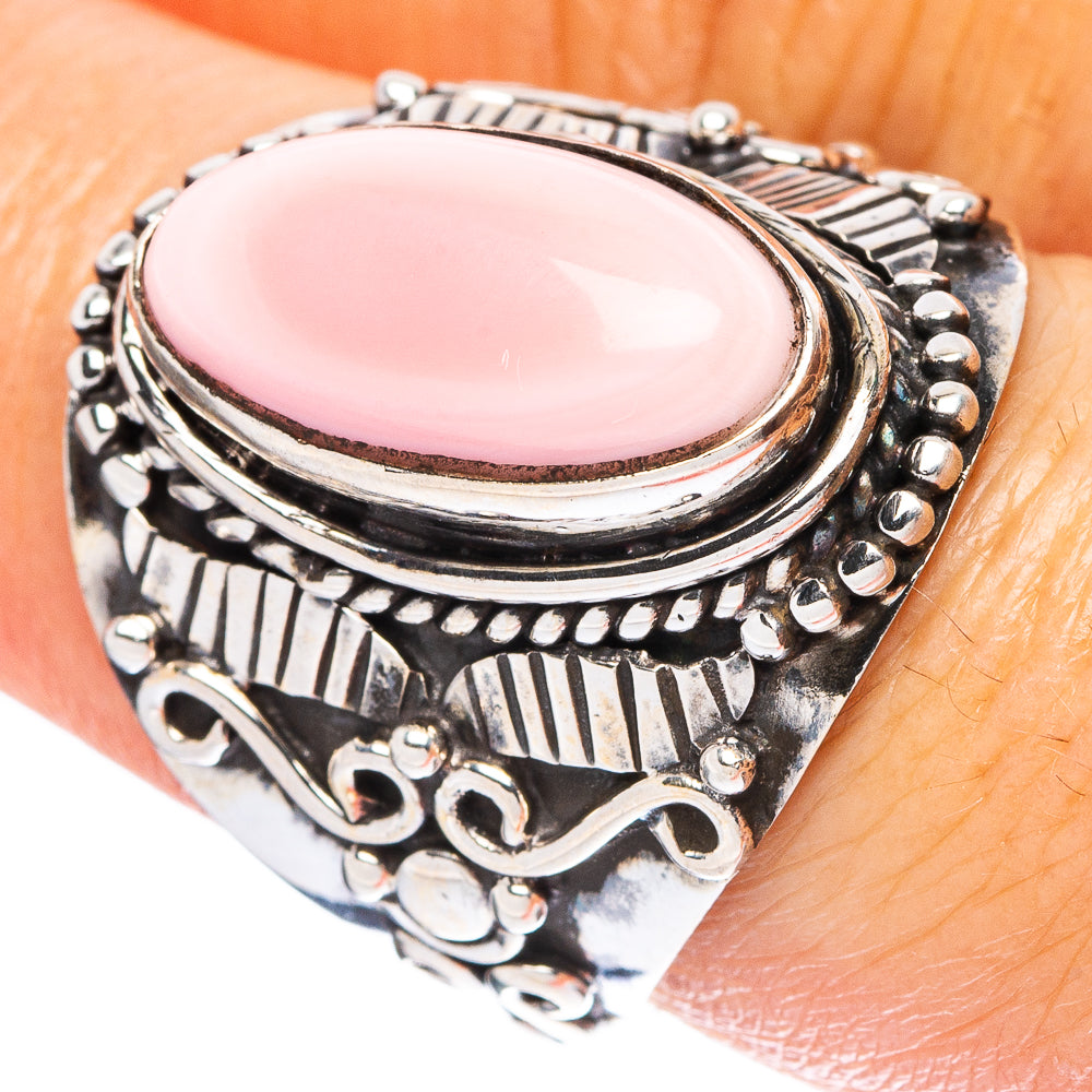 Rare Queen Conch ShellRing Size 8 (925 Sterling Silver) R4613