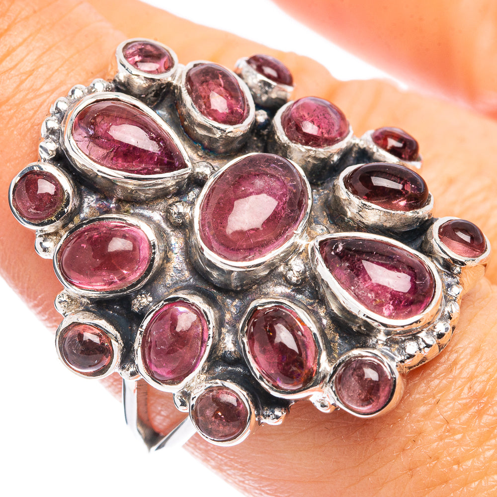 Signature Pink Tourmaline Ring Size 8 (.925 Sterling Silver)