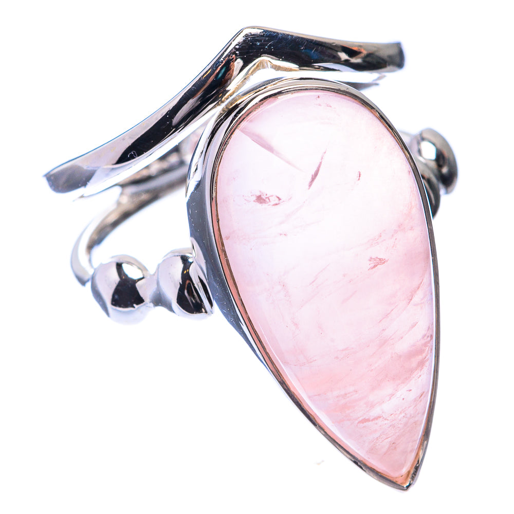 Premium Rose Quartz Ring Size 6 (925 Sterling Silver) R141906
