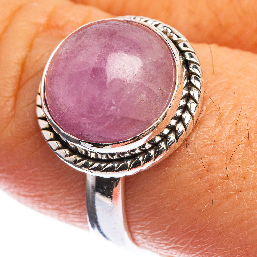 Kunzite 925 Sterling Silver Ring Size 8