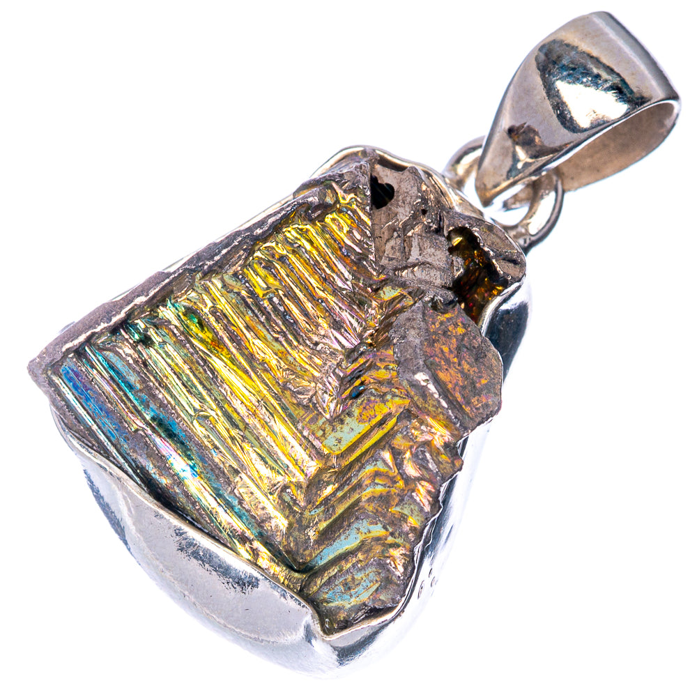Bismuth Crystal Pendant 1 1/8" (925 Sterling Silver) P40845