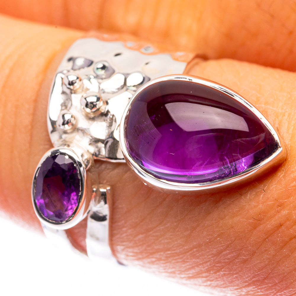 Premium Amethyst Ring Size 7.75 (925 Sterling Silver) R141747
