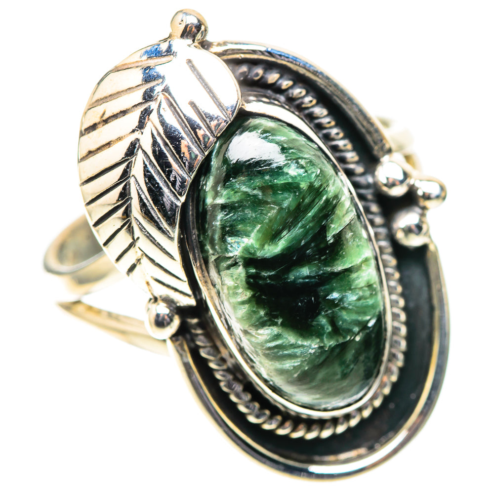 Seraphinite Ring Size 10 (925 Sterling Silver) RING138546