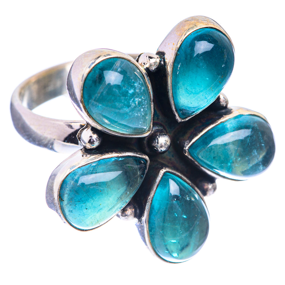 Blue Fluorite Ring Size 8.25 (925 Sterling Silver) RING143304