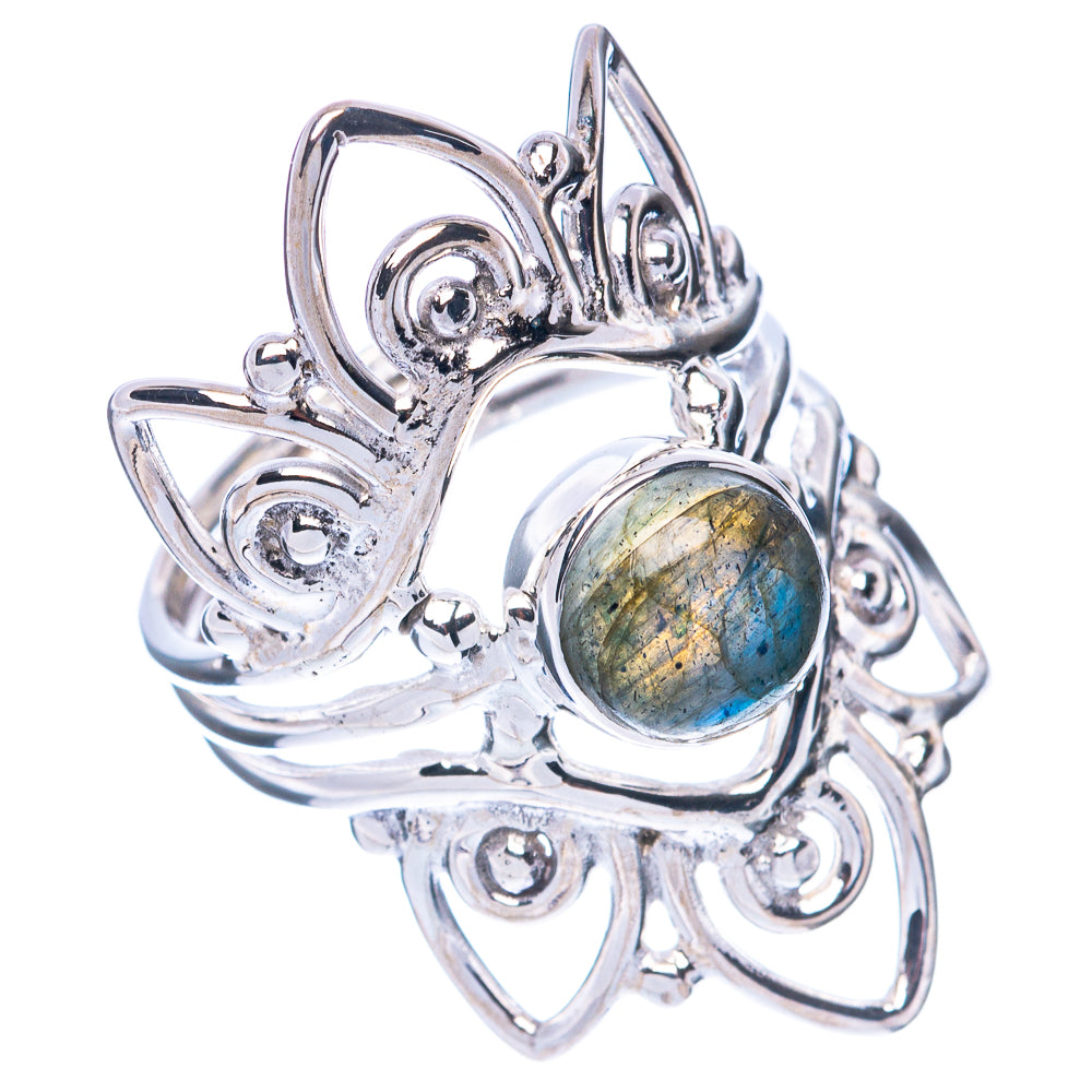 Premium Labradorite Ring Size 5.75 (925 Sterling Silver) R2629