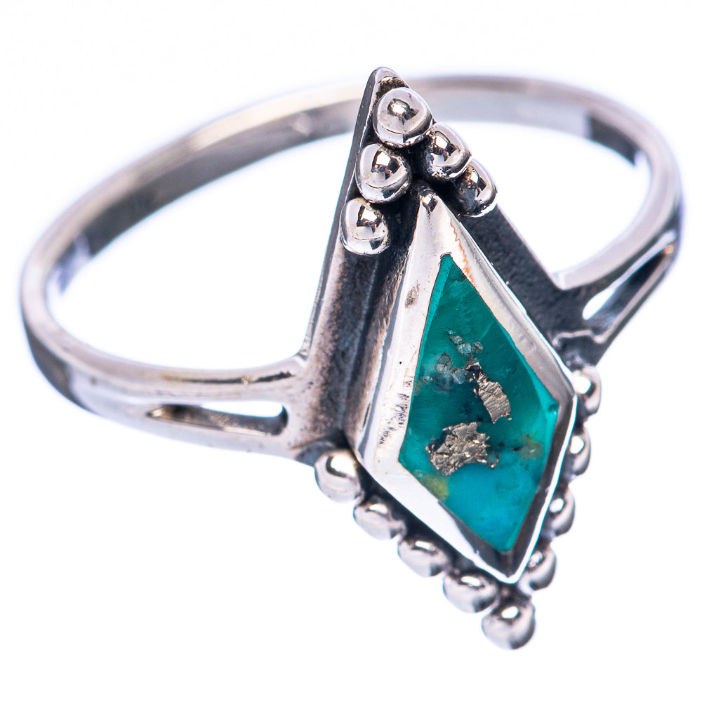 Rare Arizona Turquoise Ring Size 7.75 (925 Sterling Silver) R2217