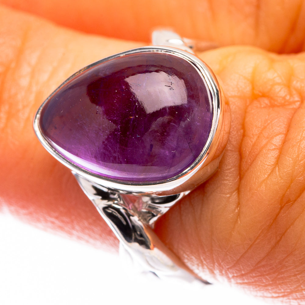 Premium Amethyst Ring Size 6 (925 Sterling Silver) R141821