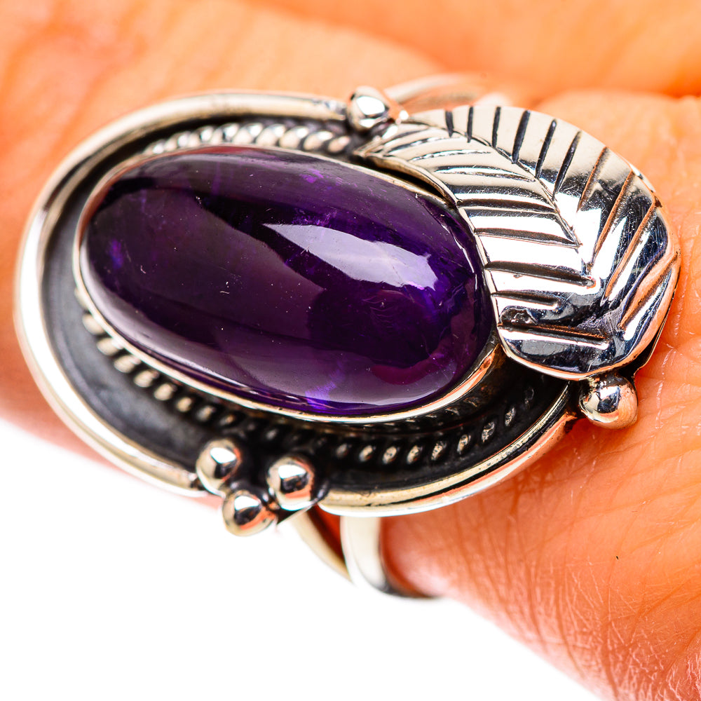 Amethyst Ring Size 9 (925 Sterling Silver) RING138363