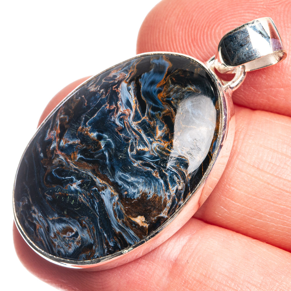 Pietersite Pendant 1 1/2" (925 Sterling Silver) P39068