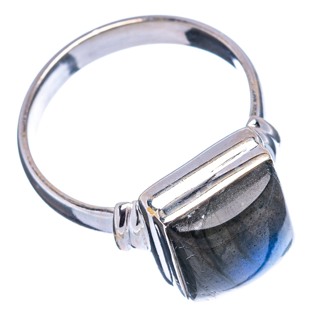 Labradorite Ring Size 7.75 (.925 Sterling Silver)