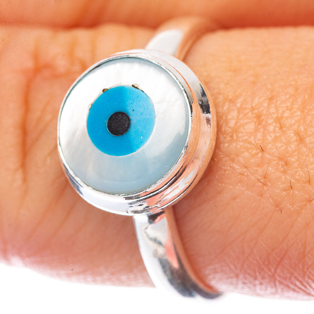 Evil Eye Ring Size 8.5 (925 Sterling Silver) R145135