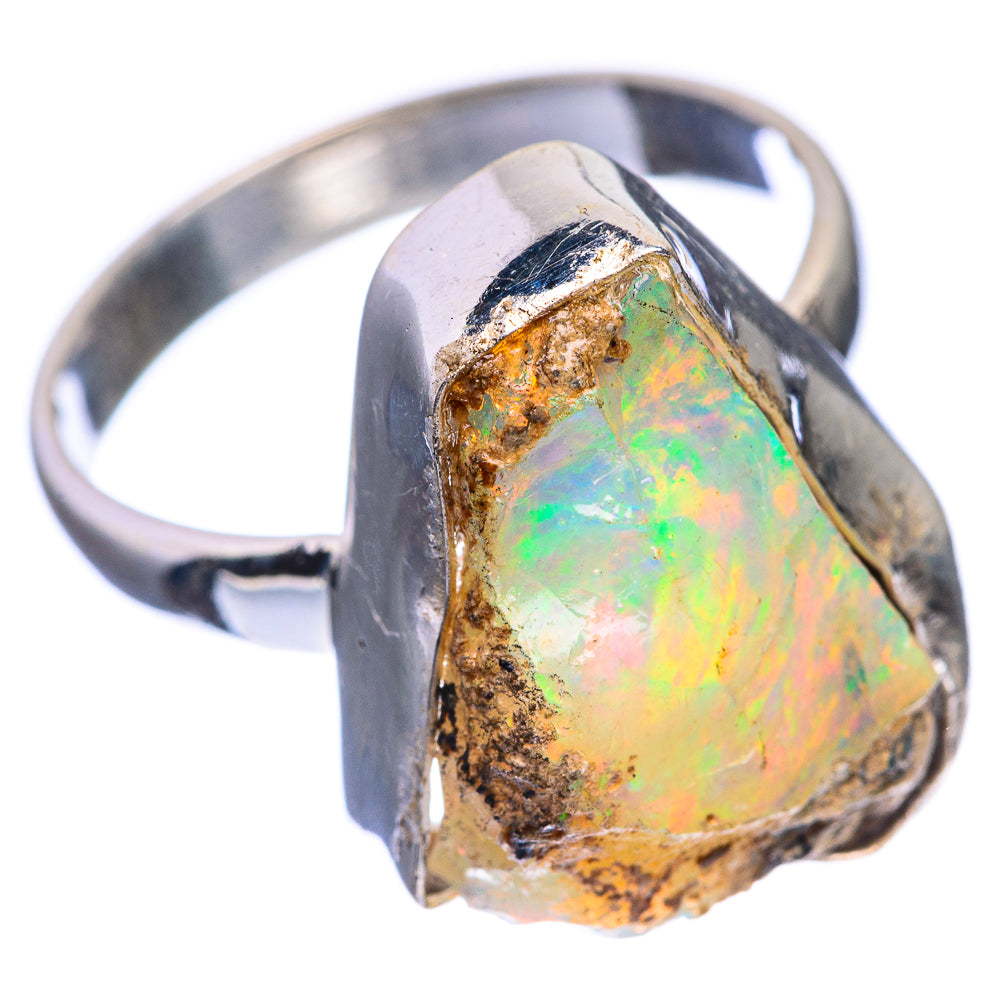 Rough Ethiopian Opal Ring Size 9 (925 Sterling Silver) RING143410