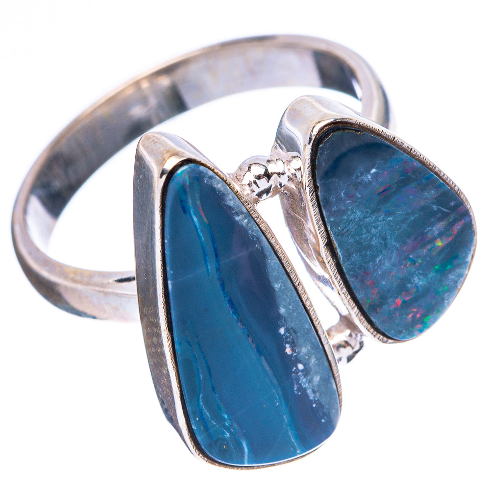 Rare Doublet Opal Ring Size 7 (925 Sterling Silver) R4304