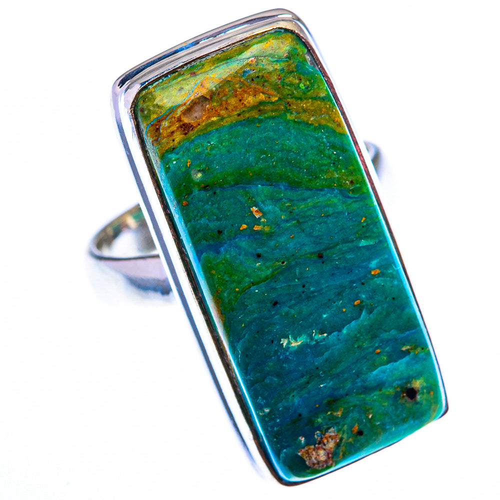 Large Peruvian Opal Ring Size 7.5 (925 Sterling Silver) RING140176