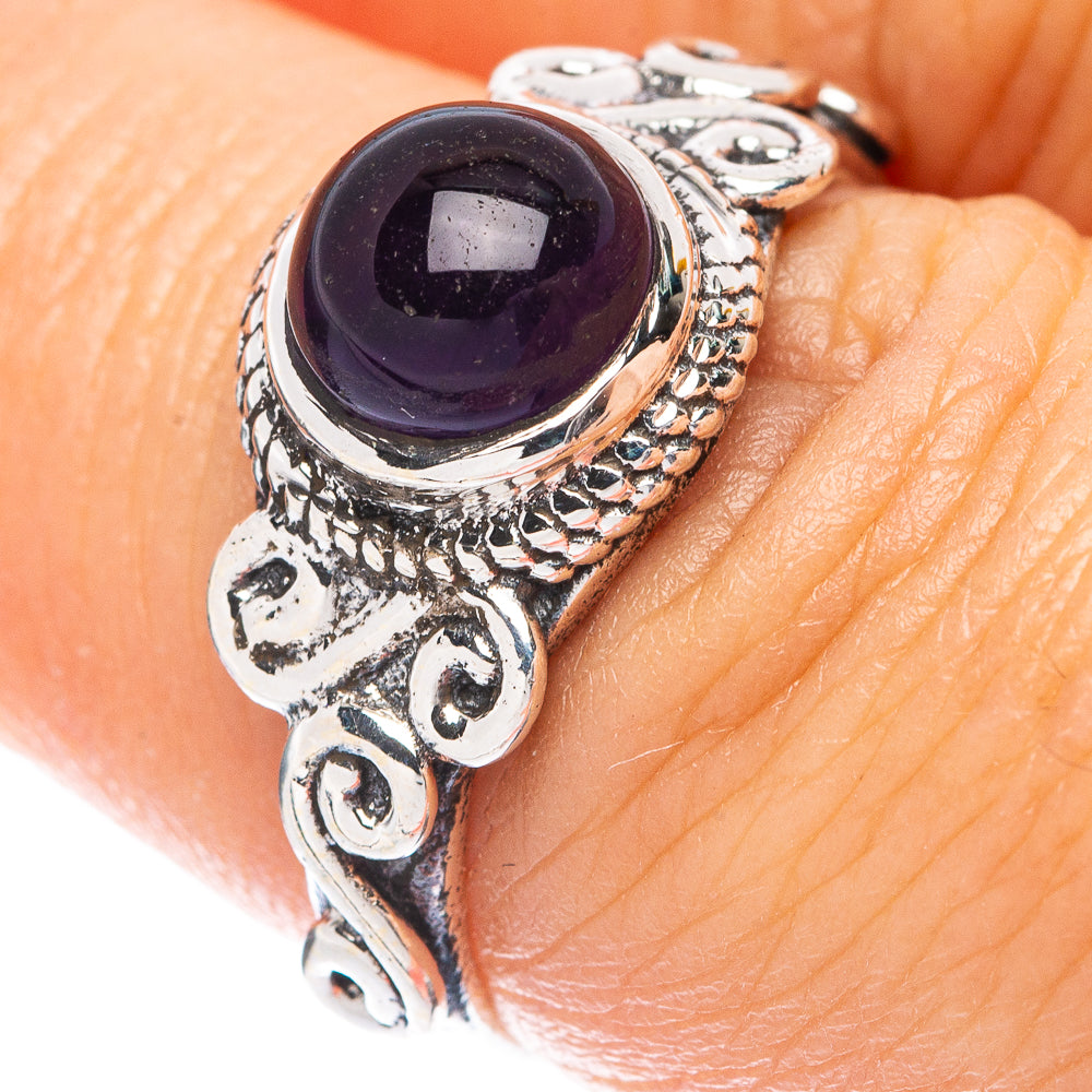 Amethyst Dainty Ring Size 6.75 (925 Sterling Silver) R5867