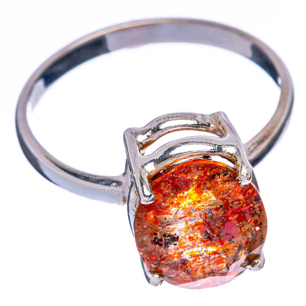 Rare Sunstone Ring Size 6.75 (925 Sterling Silver) R146559