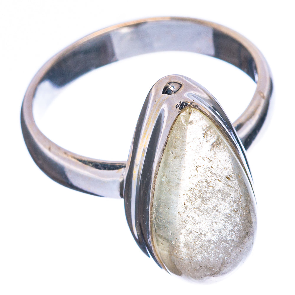 Libyan Desert Glass Ring Size 6 (925 Sterling Silver) R5053