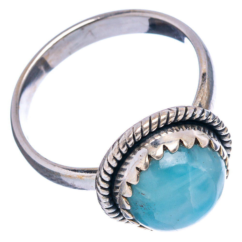 Rare Larimar Ring Size 7 (.925 Sterling Silver)