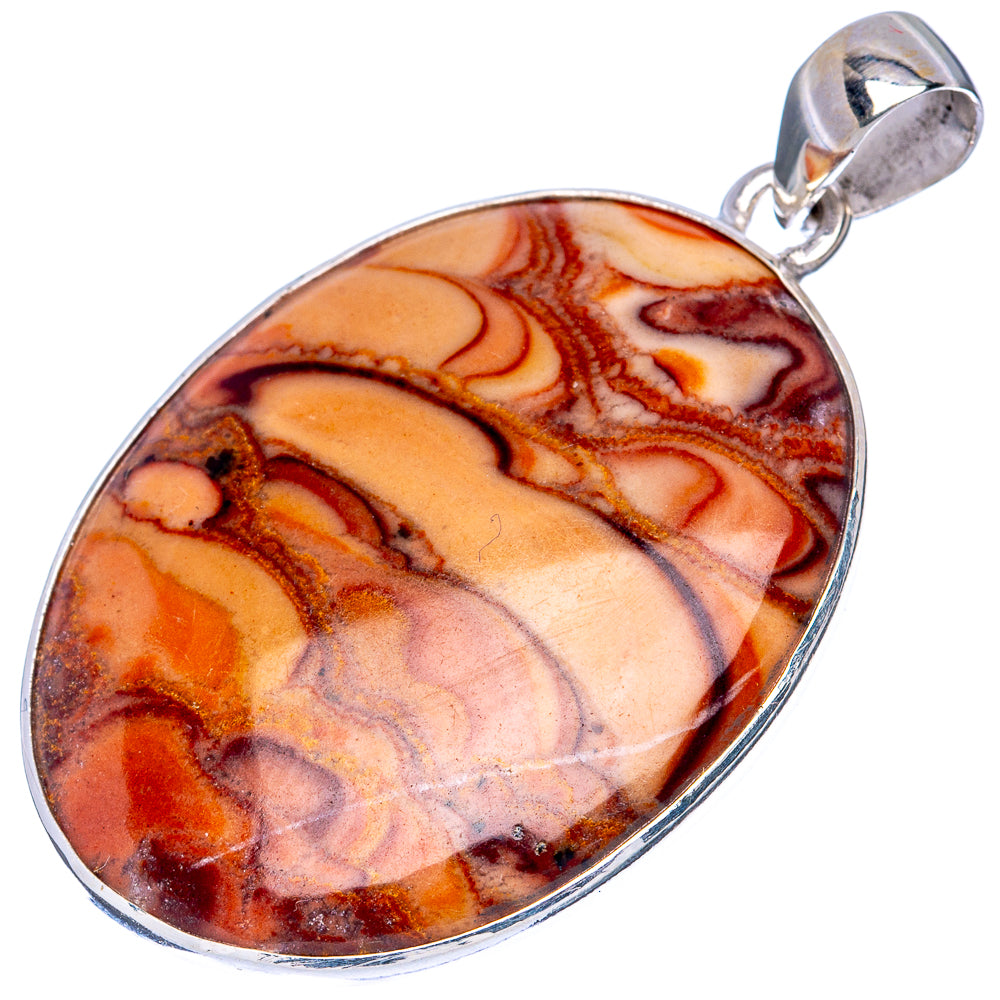 Mookaite Pendant 1 3/4" (925 Sterling Silver) P42227